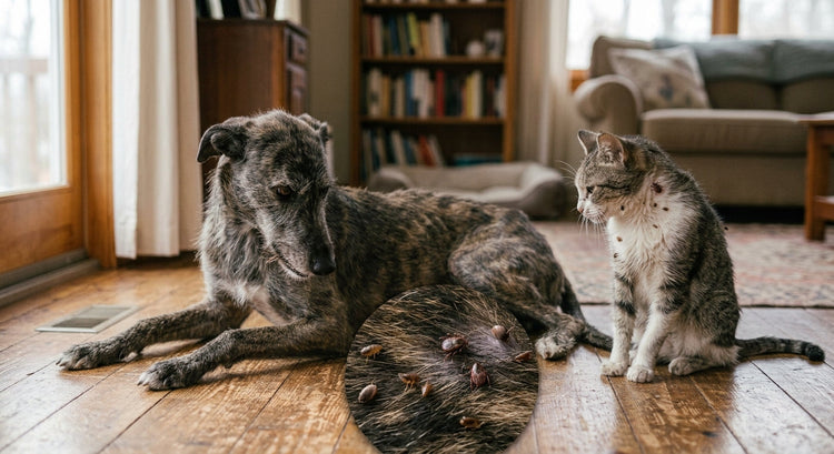 Vlooien en teken bij hond en kat: herken de signalen