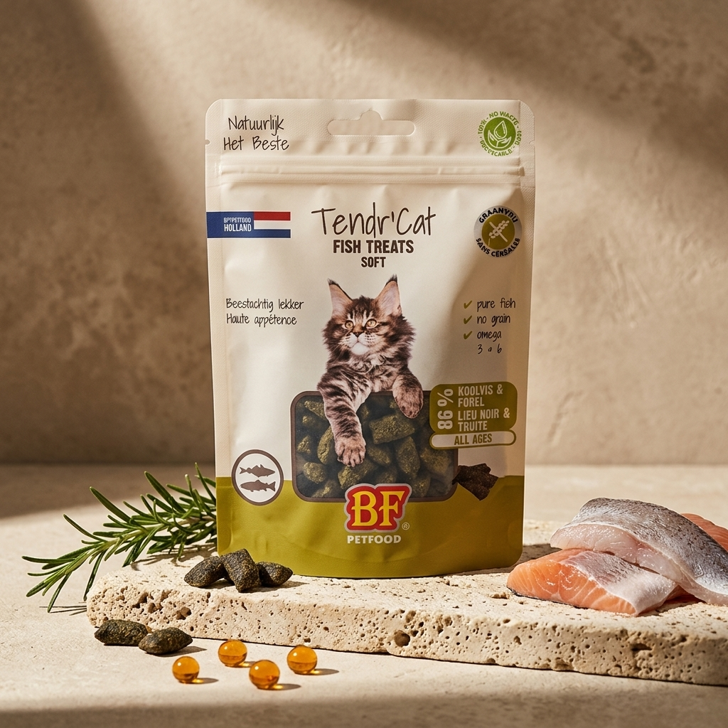 Tendr’ Cat – Lieu noir et truite