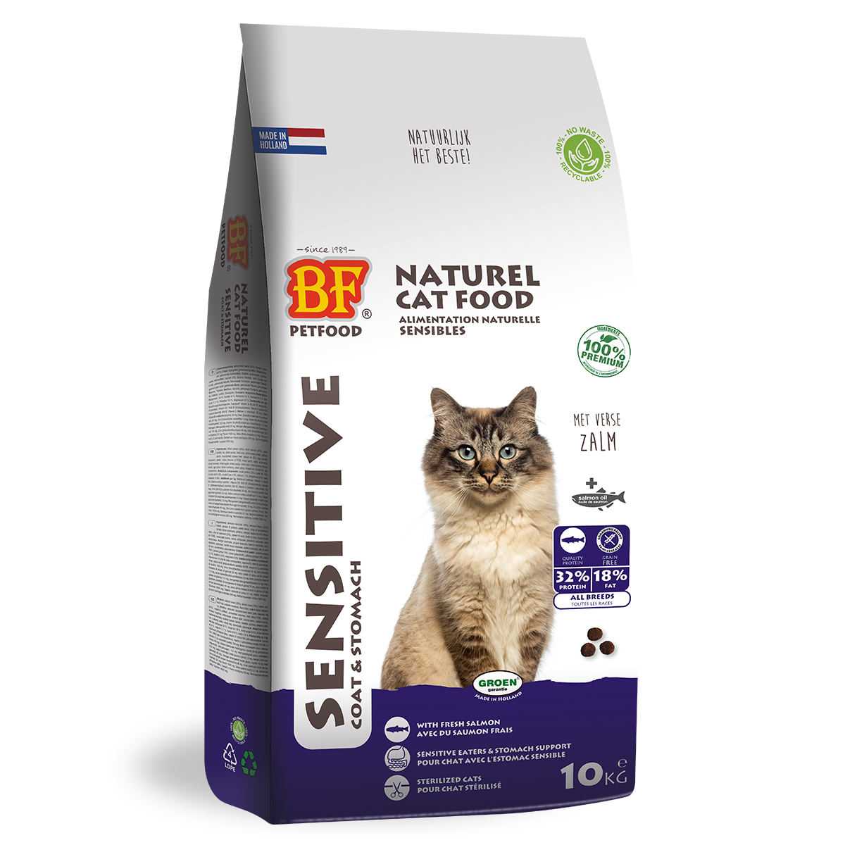 Sensible - Pelage/Estomac