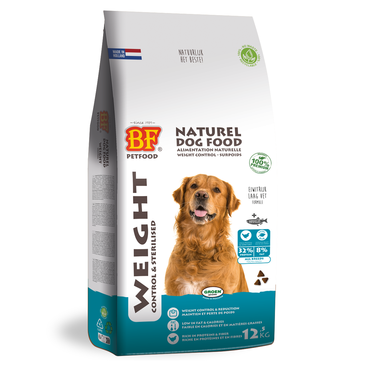 Contrôle du poids et stérilisation