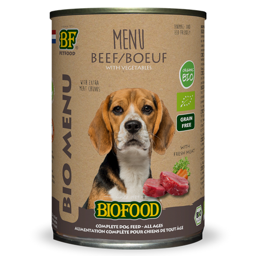 Bœuf bio BIOFOOD - Menu